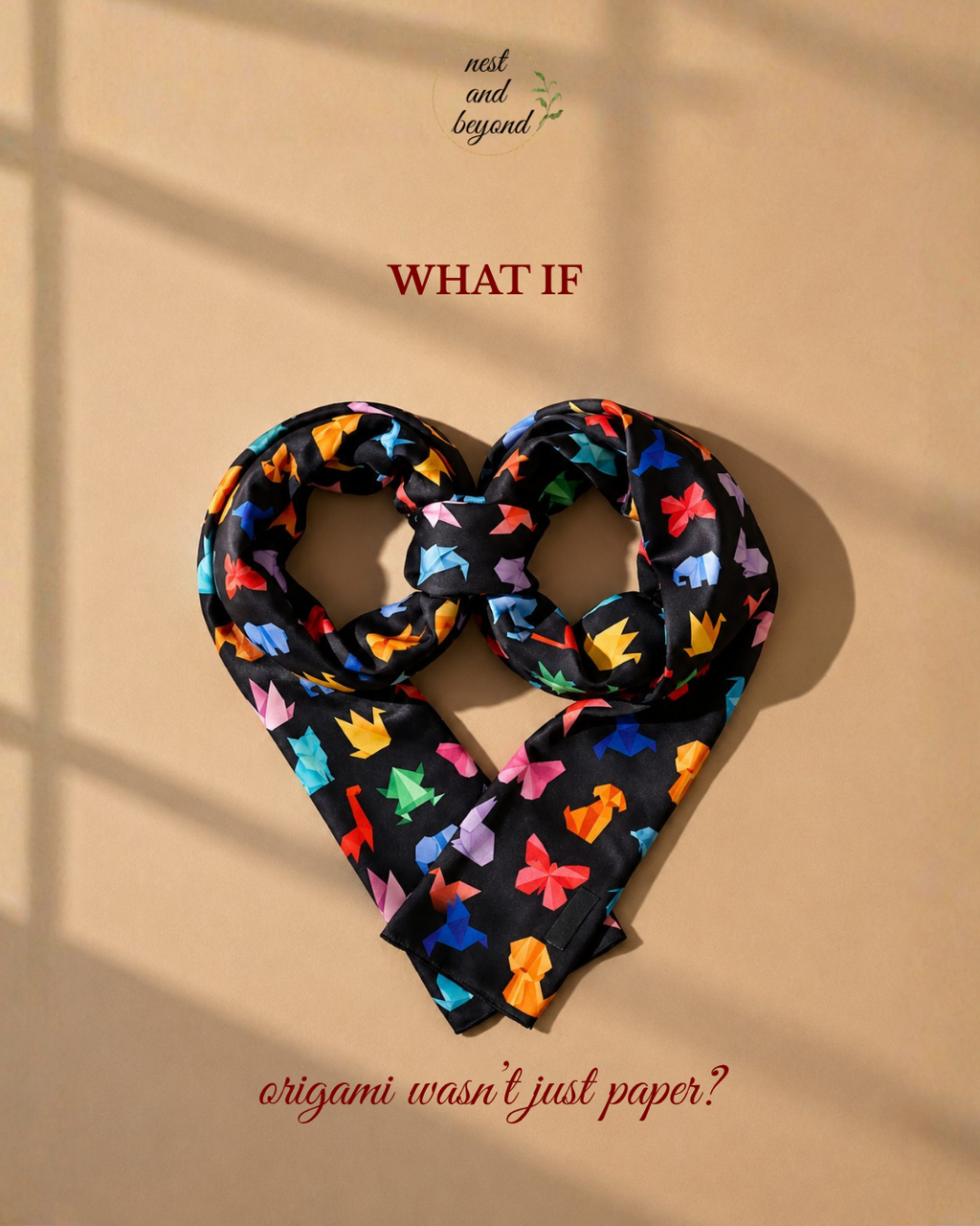 'Origami' scarf