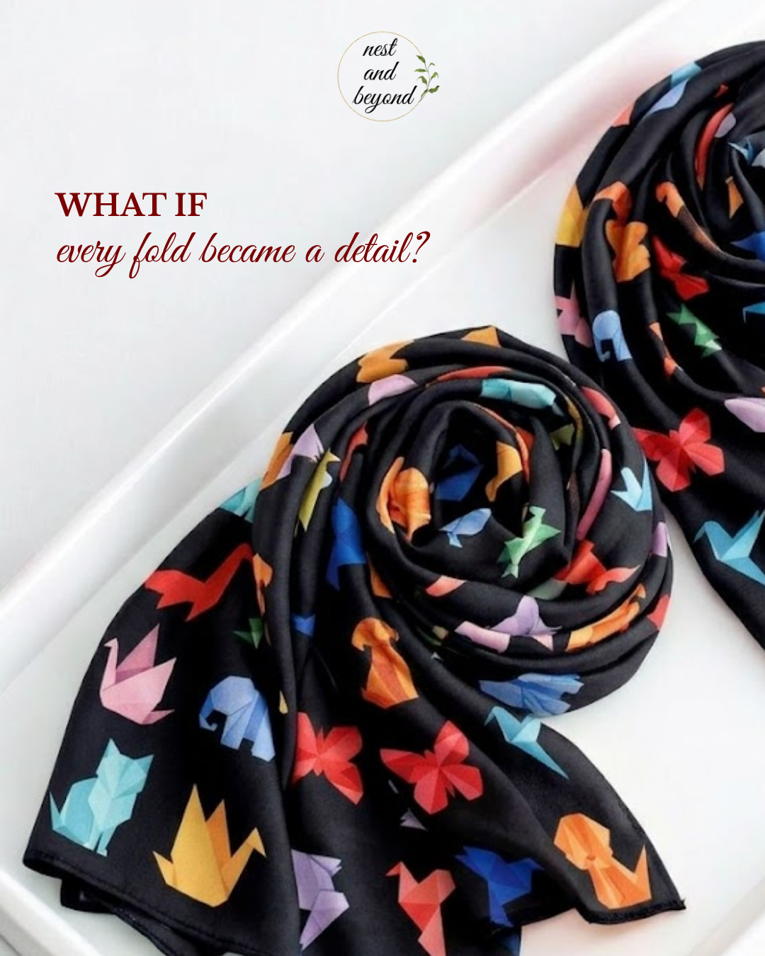 'Origami' scarf