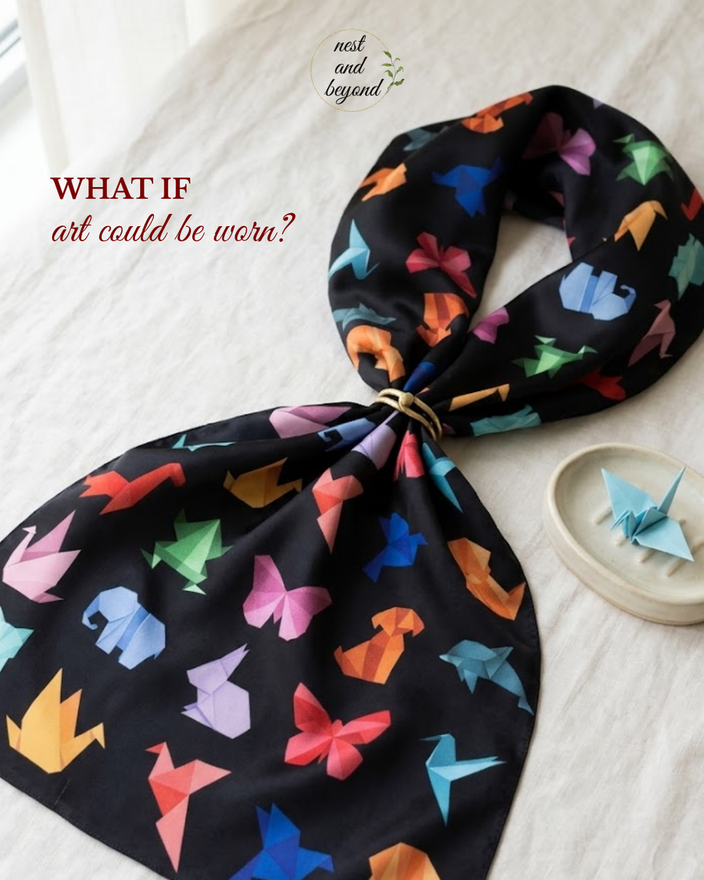 'Origami' scarf