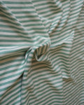 'Green Striped' Bamboo towel