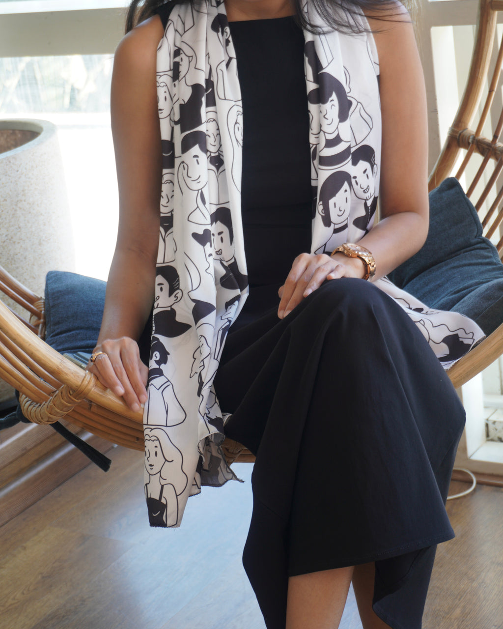 'Humans' scarf