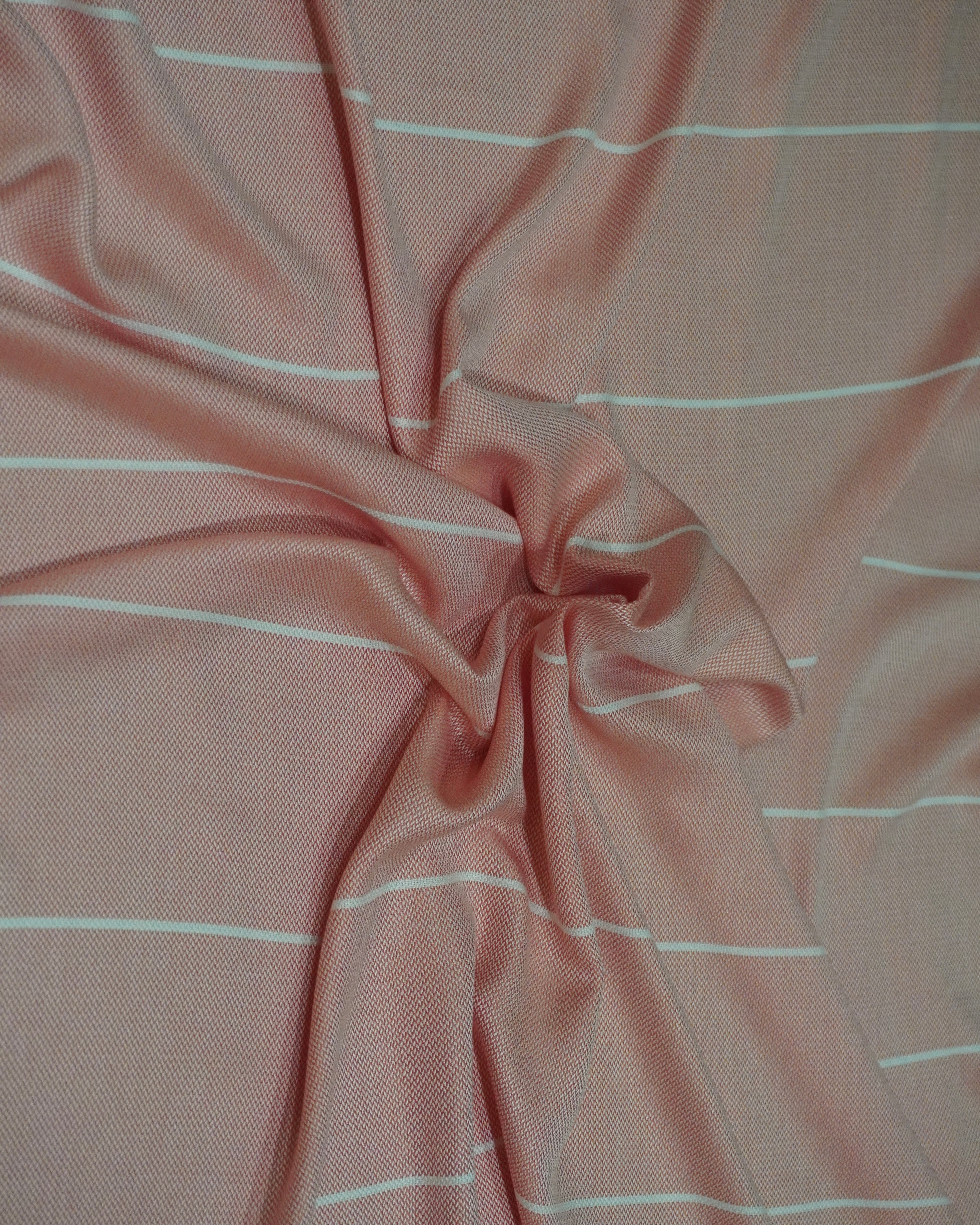 'Salmon Pink Minimalist' Bamboo towel