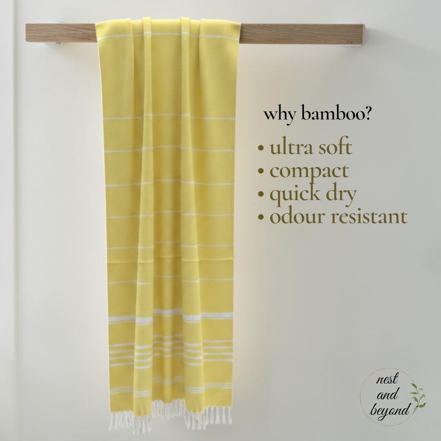 Minimalist Bamboo towel