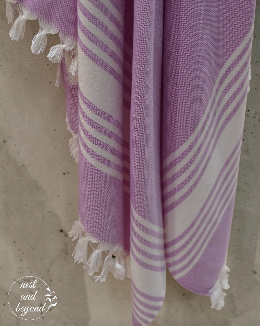 'Lavendar Minimalist' Bamboo towel